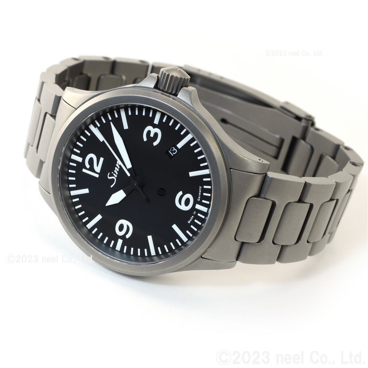 Sinn ジン 856.B 自動巻き 腕時計 メンズ Instrument Watches インストゥルメント ウォッチ ステンレスバンド ドイツ製【60回無金利ローン】