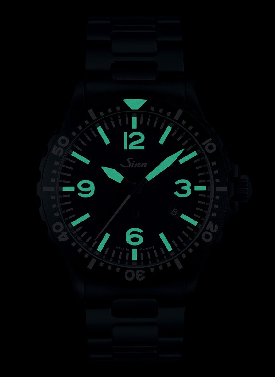 【60回分割手数料無料！】Sinn ジン 857.B.S 自動巻き 腕時計 メンズ Instrument Watches インストゥルメント ウォッチ ステンレスバンド ドイツ製