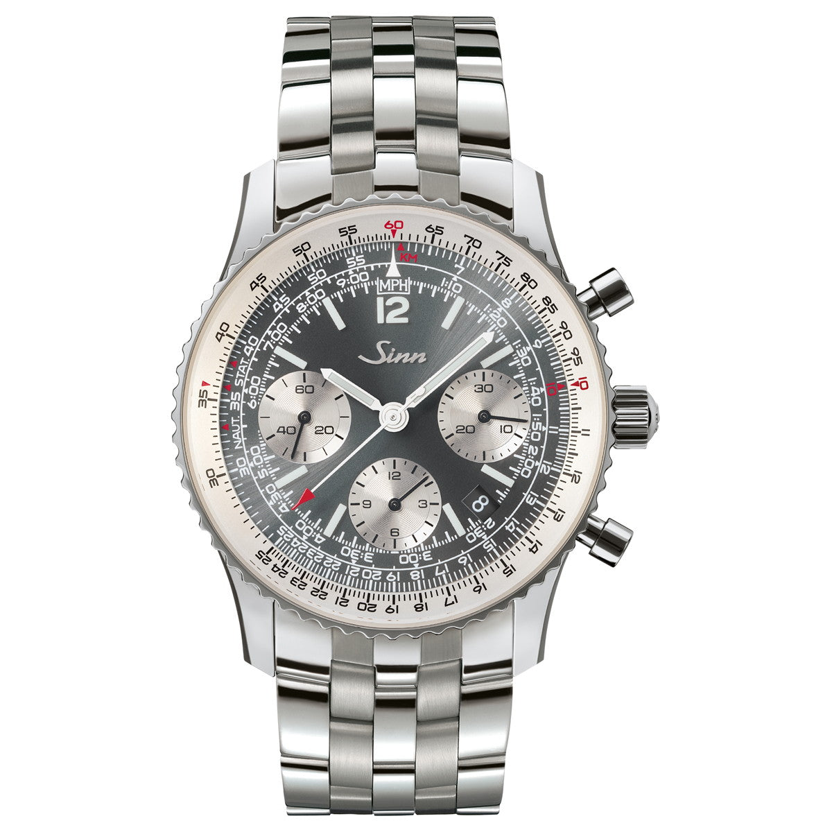 Sinn ジン 903 St II A 腕時計 メンズ Chronographs クロノグラフ 5連ブレスレット ドイツ製
