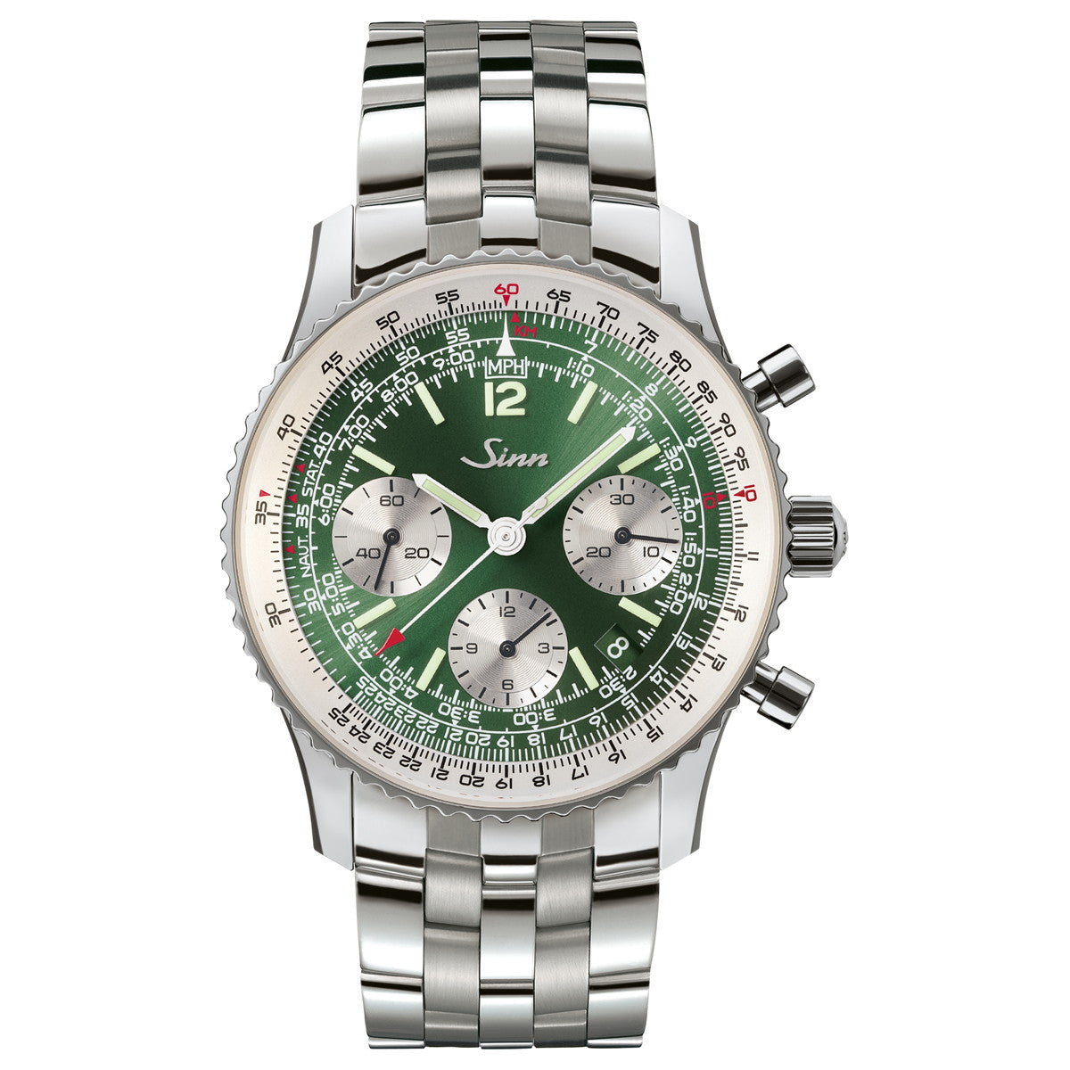 Sinn ジン 903 St II G 腕時計 メンズ Chronographs クロノグラフ 5連ブレスレット ドイツ製