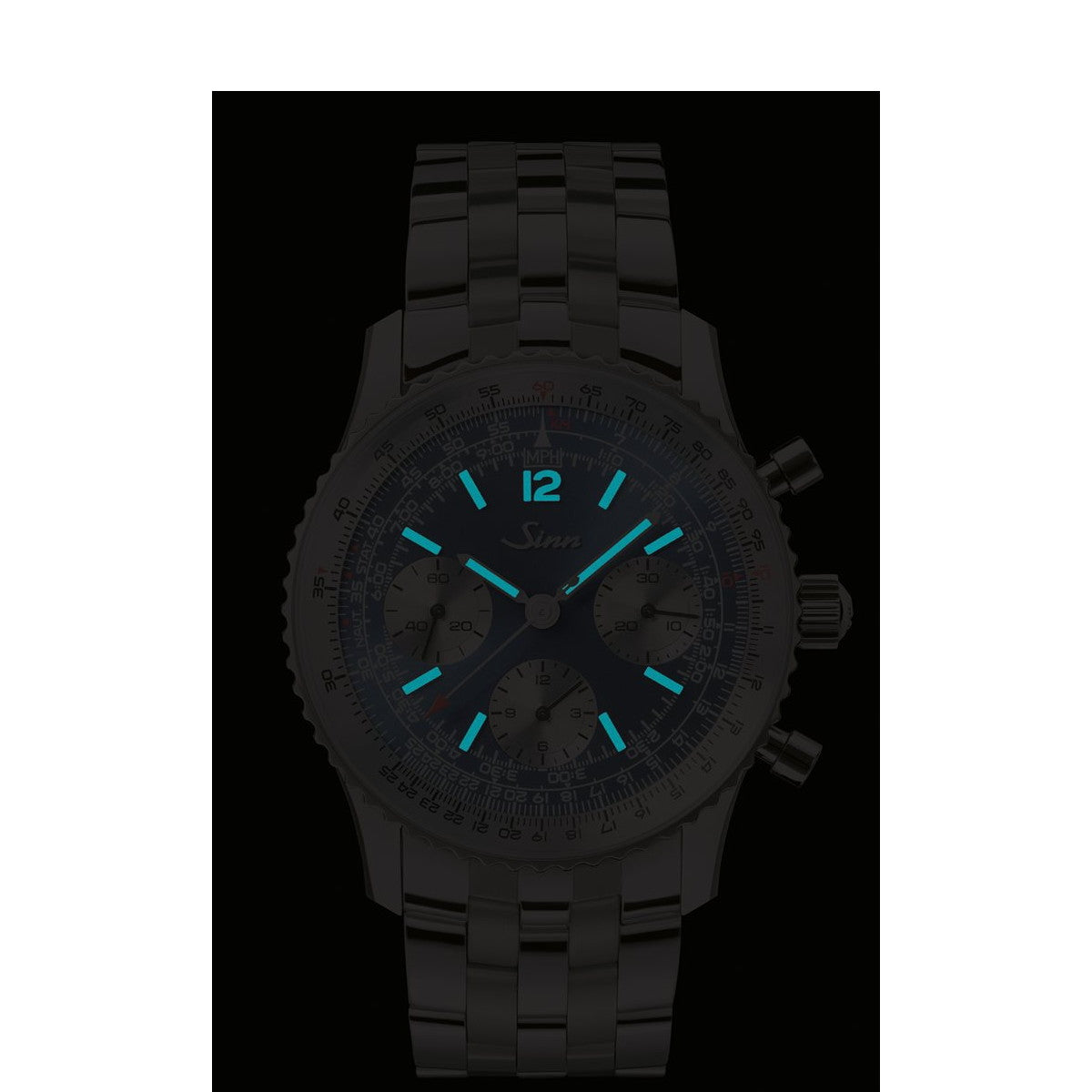 Sinn ジン 903 Ti II Anniversary 世界500本限定 腕時計 メンズ Chronographs クロノグラフ チタンブレスレット ドイツ製