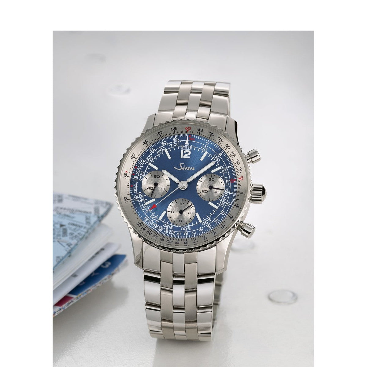 Sinn ジン 903 Ti II Anniversary 世界500本限定 腕時計 メンズ Chronographs クロノグラフ チタンブレスレット ドイツ製