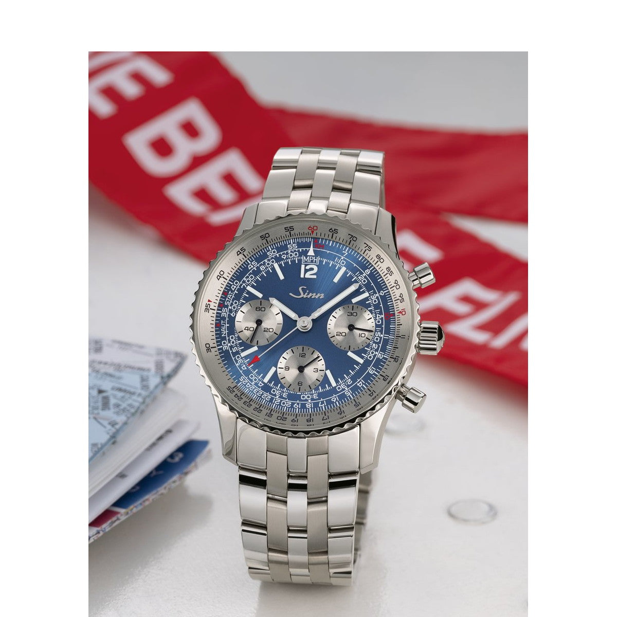 Sinn ジン 903 Ti II Anniversary 世界500本限定 腕時計 メンズ Chronographs クロノグラフ チタンブレスレット ドイツ製
