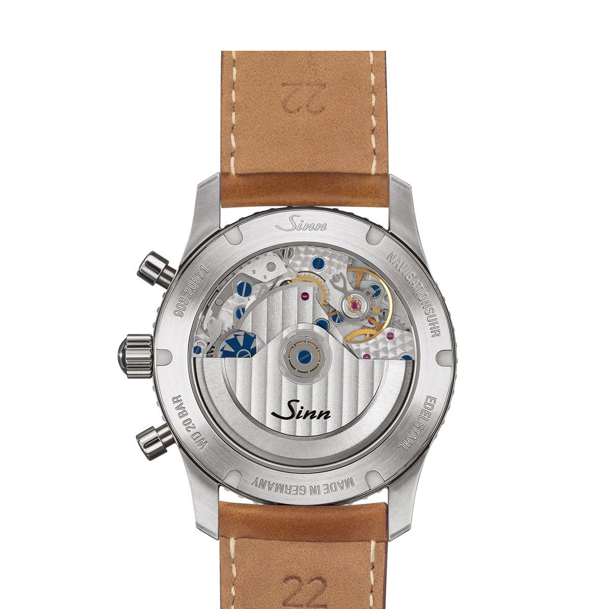 Sinn ジン 903 St II G 腕時計 メンズ Chronographs クロノグラフ シェルコードバンレザー ドイツ製