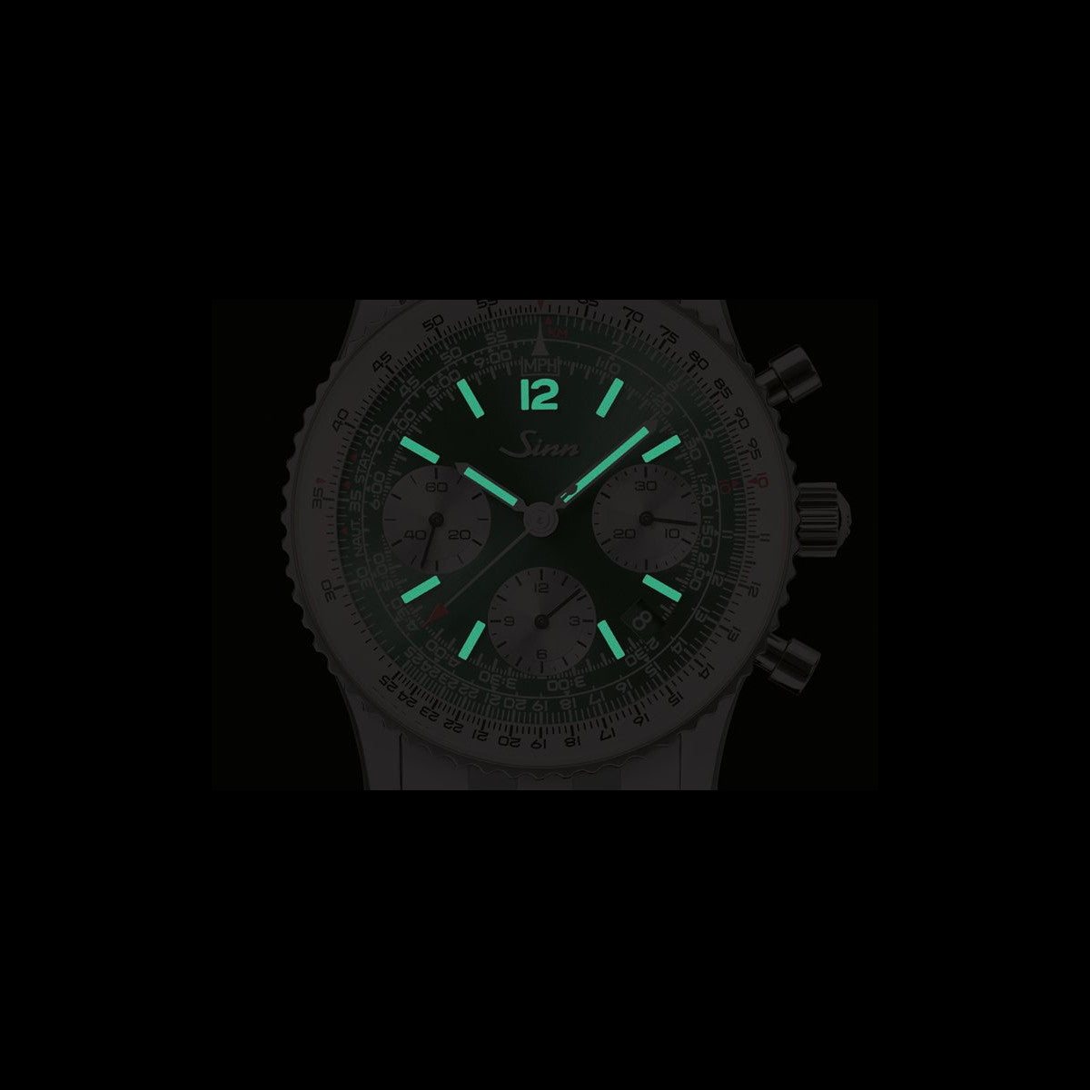 Sinn ジン 903 St II G 腕時計 メンズ Chronographs クロノグラフ シェルコードバンレザー ドイツ製