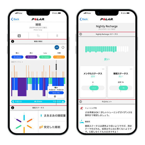 ポラール POLAR ヘルスケアバンド Loop ループ スマートバンド フィットネスバンド フィットネストラッカー ウェアラブル ブラウン S-L 920115933【2026 新作】