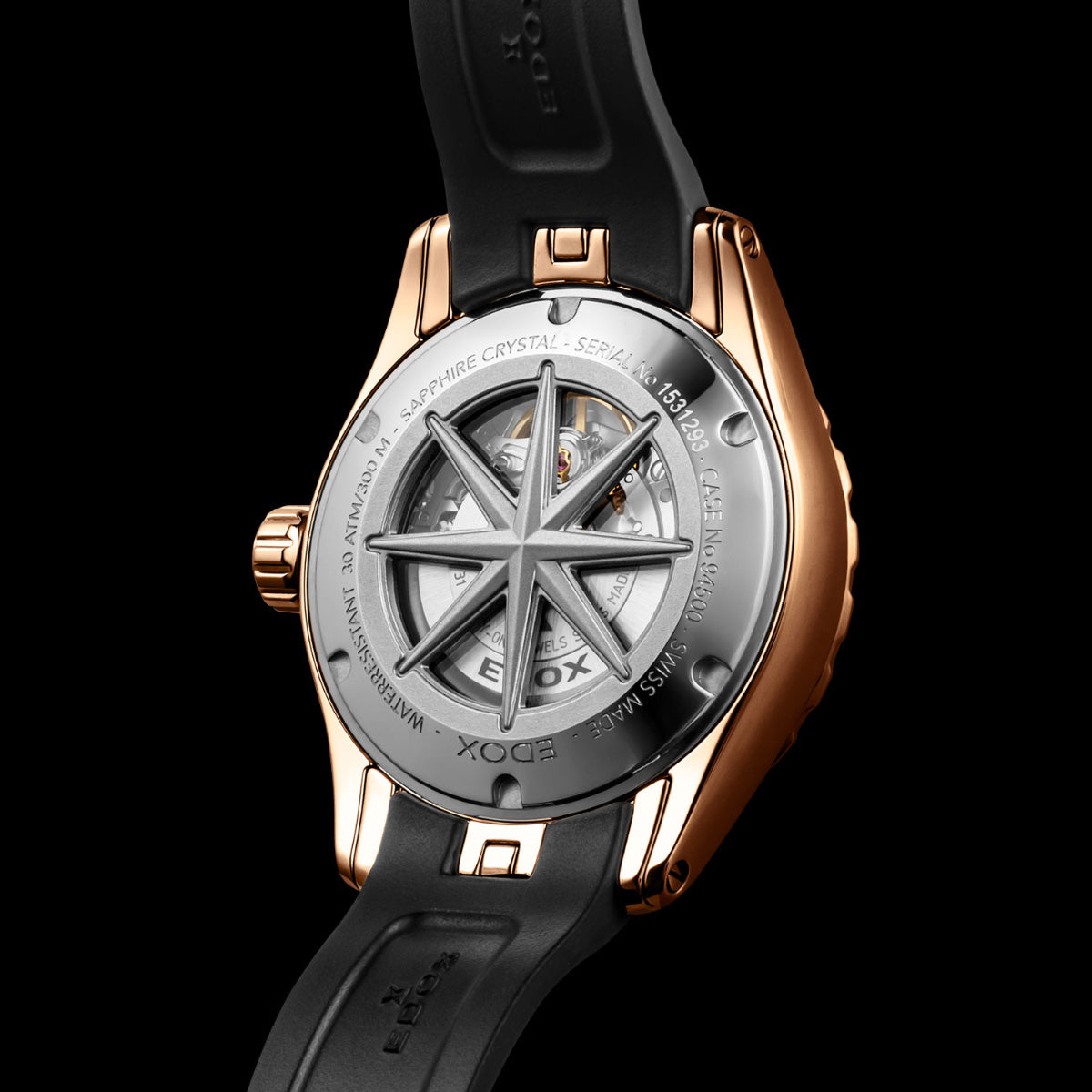 エドックス EDOX グランドオーシャン パワーリザーブ オートマティック 腕時計 メンズ 自動巻き ダイバーズウォッチ スモールセコンド 94500-37RCA-BUIR GRAND OCEAN【60回分割手数料無料！】