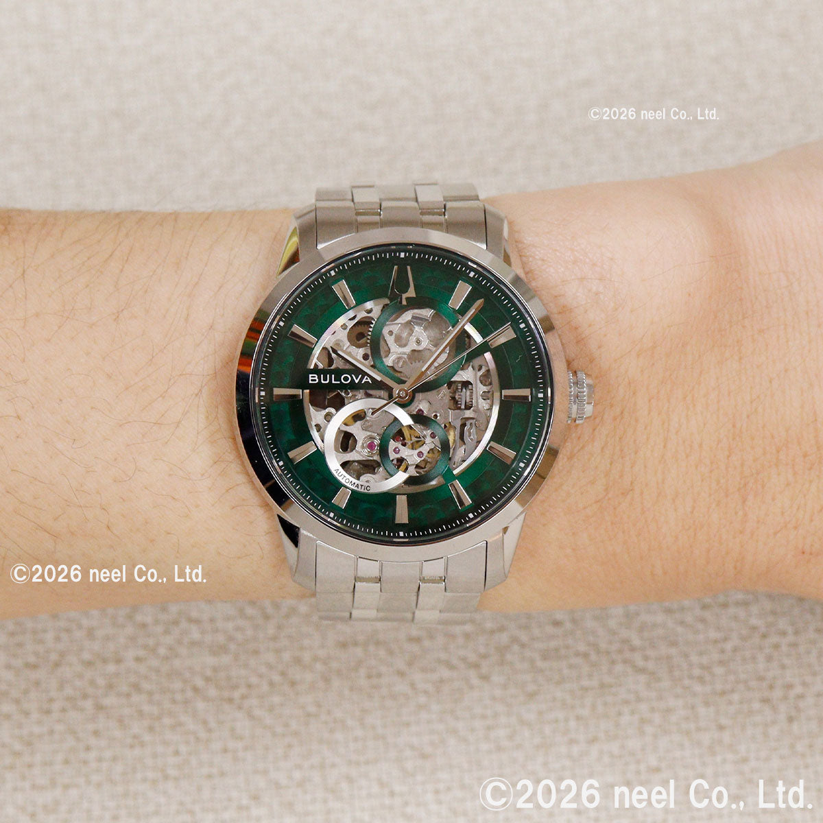 ブローバ BULOVA 腕時計 メンズ レディース 自動巻き メカニカル クラシック Classic 96A329【60回分割手数料無料！】