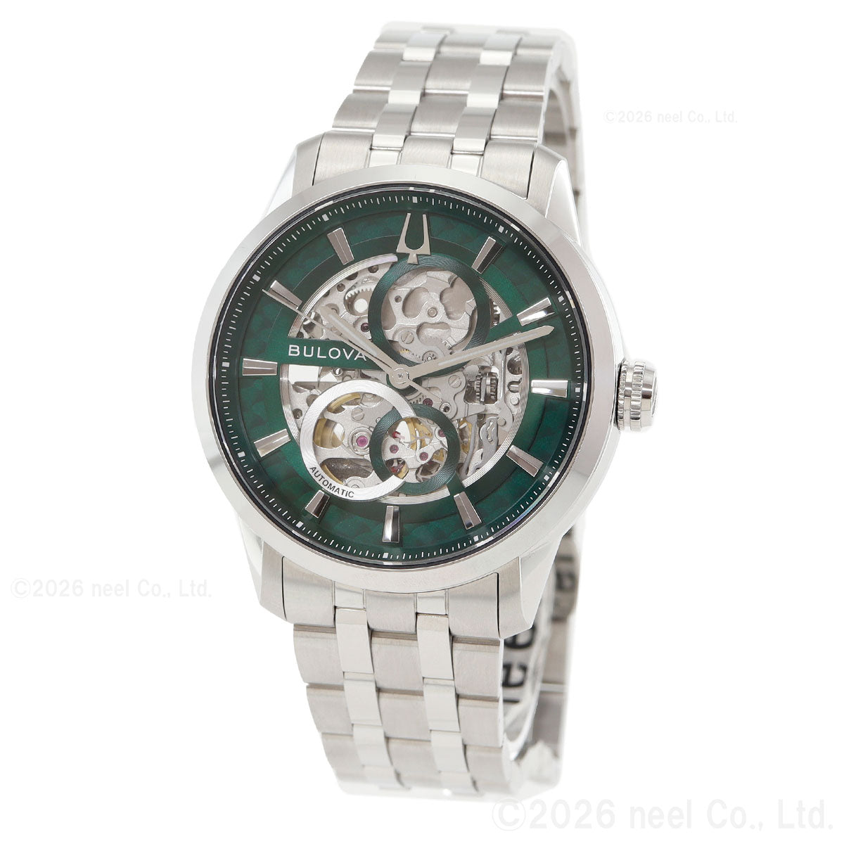 ブローバ BULOVA 腕時計 メンズ レディース 自動巻き メカニカル クラシック Classic 96A329【60回分割手数料無料！】