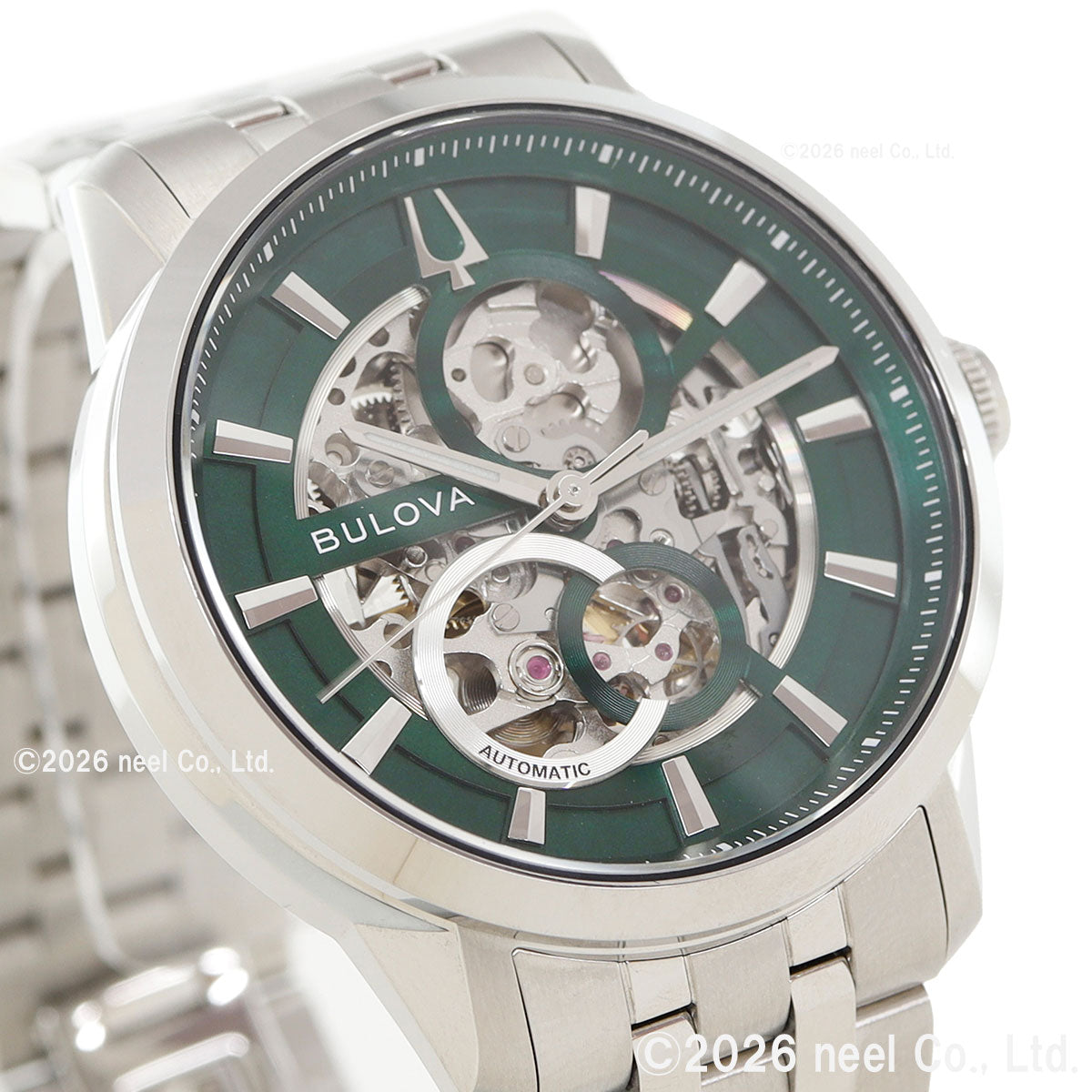 ブローバ BULOVA 腕時計 メンズ レディース 自動巻き メカニカル クラシック Classic 96A329【60回分割手数料無料！】