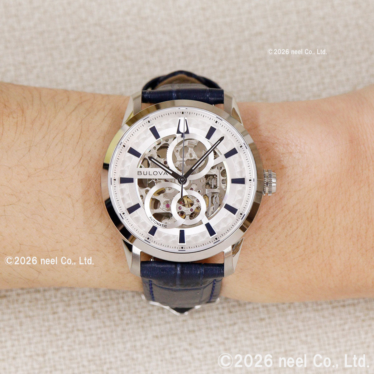 ブローバ BULOVA 腕時計 メンズ レディース 自動巻き メカニカル クラシック Classic 96A330【60回分割手数料無料！】