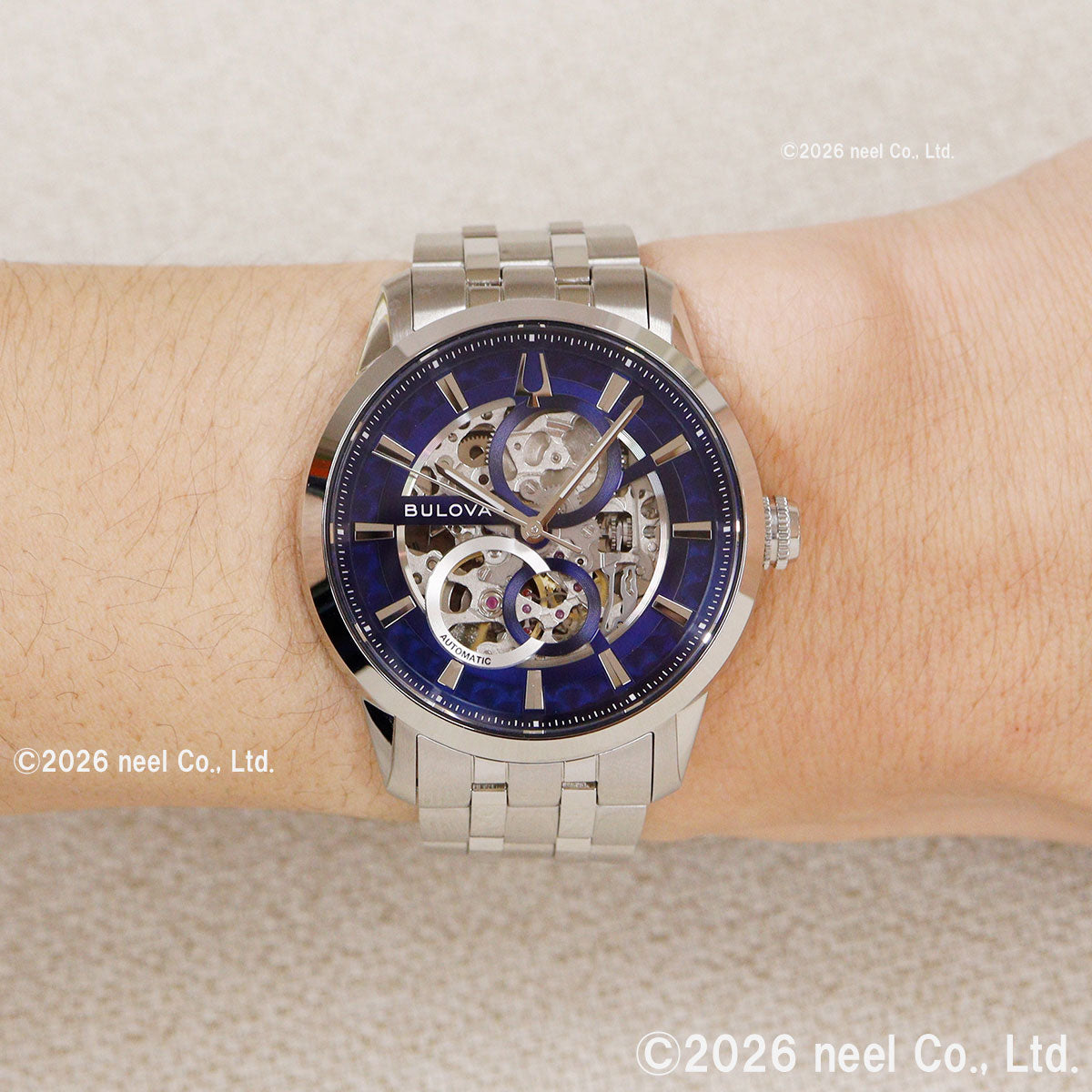 ブローバ BULOVA 腕時計 メンズ レディース 自動巻き メカニカル クラシック Classic 96A331【60回分割手数料無料！】