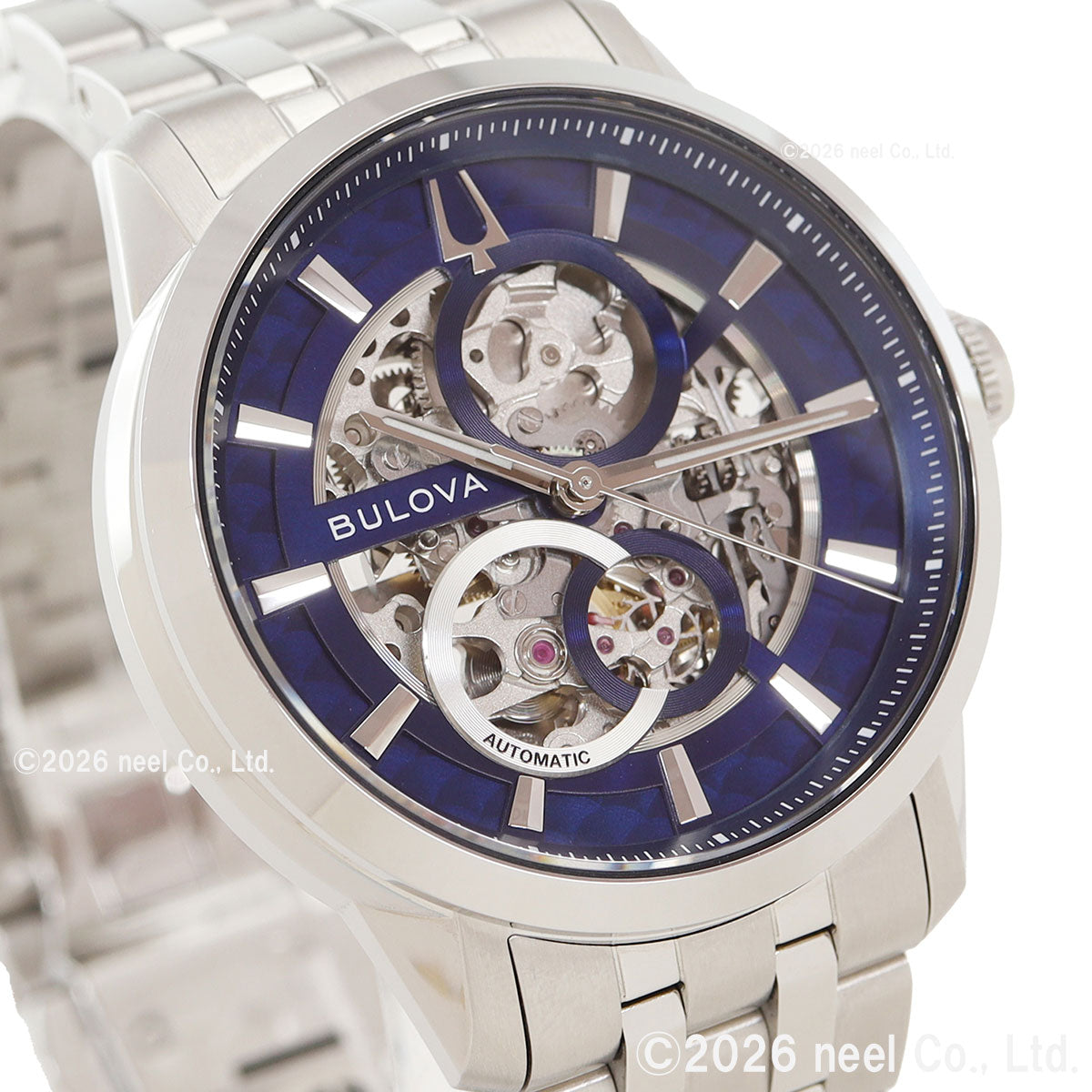 ブローバ BULOVA 腕時計 メンズ レディース 自動巻き メカニカル クラシック Classic 96A331【60回分割手数料無料！】