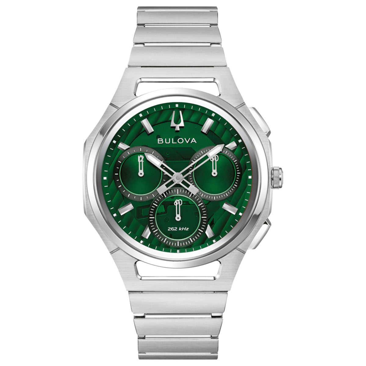 ブローバ BULOVA ハイプレシジョンクォーツ エリア限定モデル 腕時計 メンズ レディース カーブ CURV クロノグラフ 96A338【2026 新作】【60回分割手数料無料！】