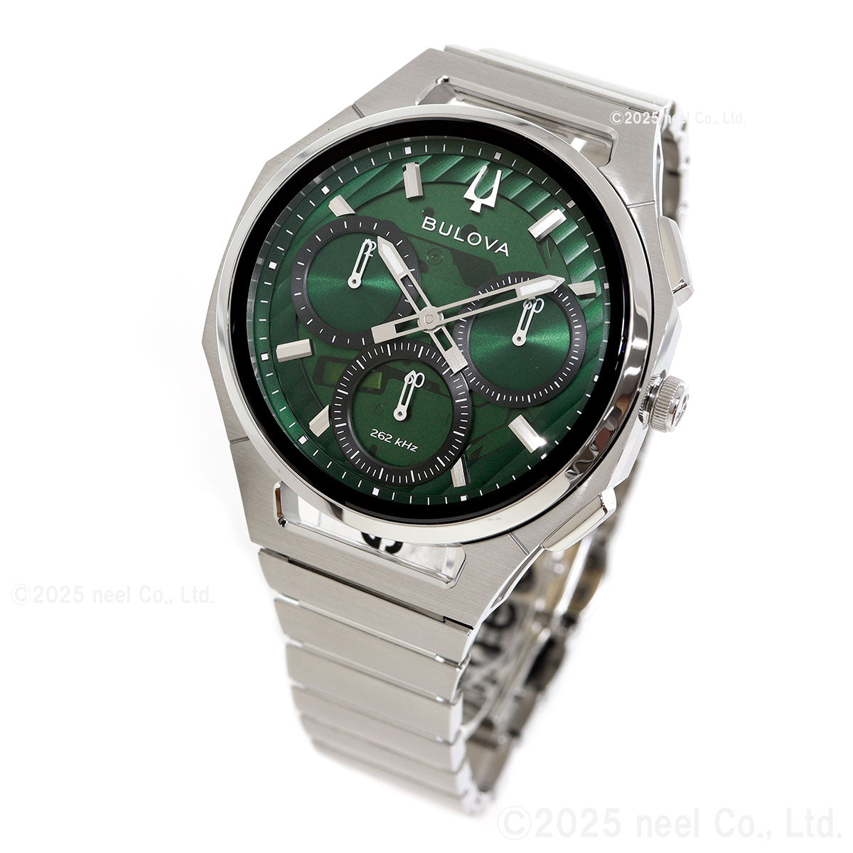 ブローバ BULOVA ハイプレシジョンクォーツ エリア限定モデル 腕時計 メンズ レディース カーブ CURV クロノグラフ 96A338【2026 新作】【60回分割手数料無料！】