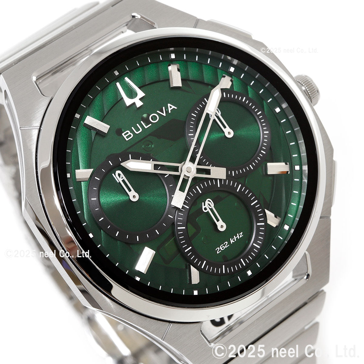 ブローバ BULOVA ハイプレシジョンクォーツ エリア限定モデル 腕時計 メンズ レディース カーブ CURV クロノグラフ 96A338【2026 新作】【60回分割手数料無料！】