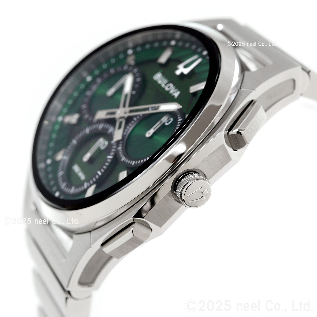 ブローバ BULOVA ハイプレシジョンクォーツ エリア限定モデル 腕時計 メンズ レディース カーブ CURV クロノグラフ 96A338【2026 新作】【60回分割手数料無料！】