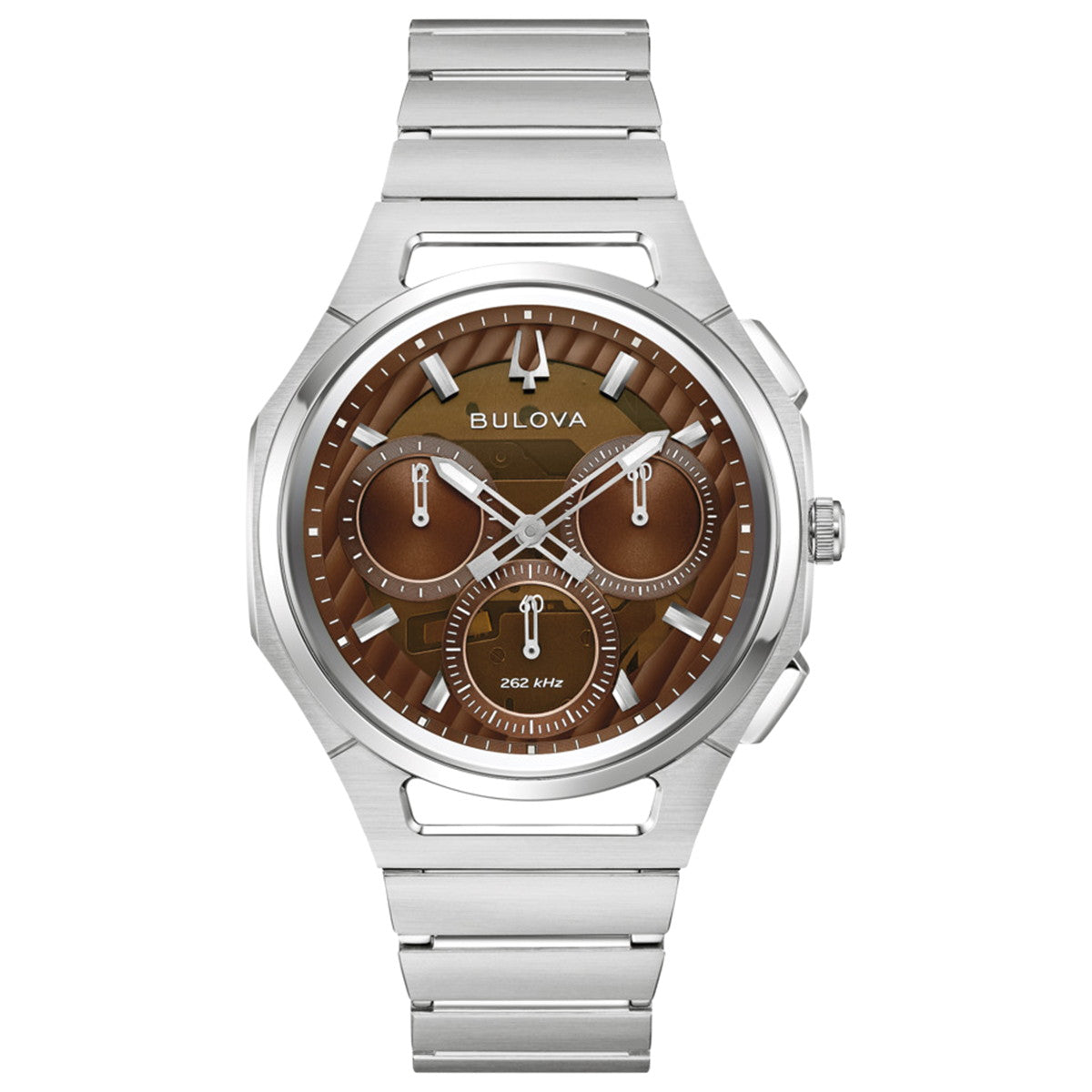ブローバ BULOVA ハイプレシジョンクォーツ 腕時計 メンズ レディース カーブ CURV クロノグラフ 96K117 替えバンド付属【2026 新作】【60回分割手数料無料！】