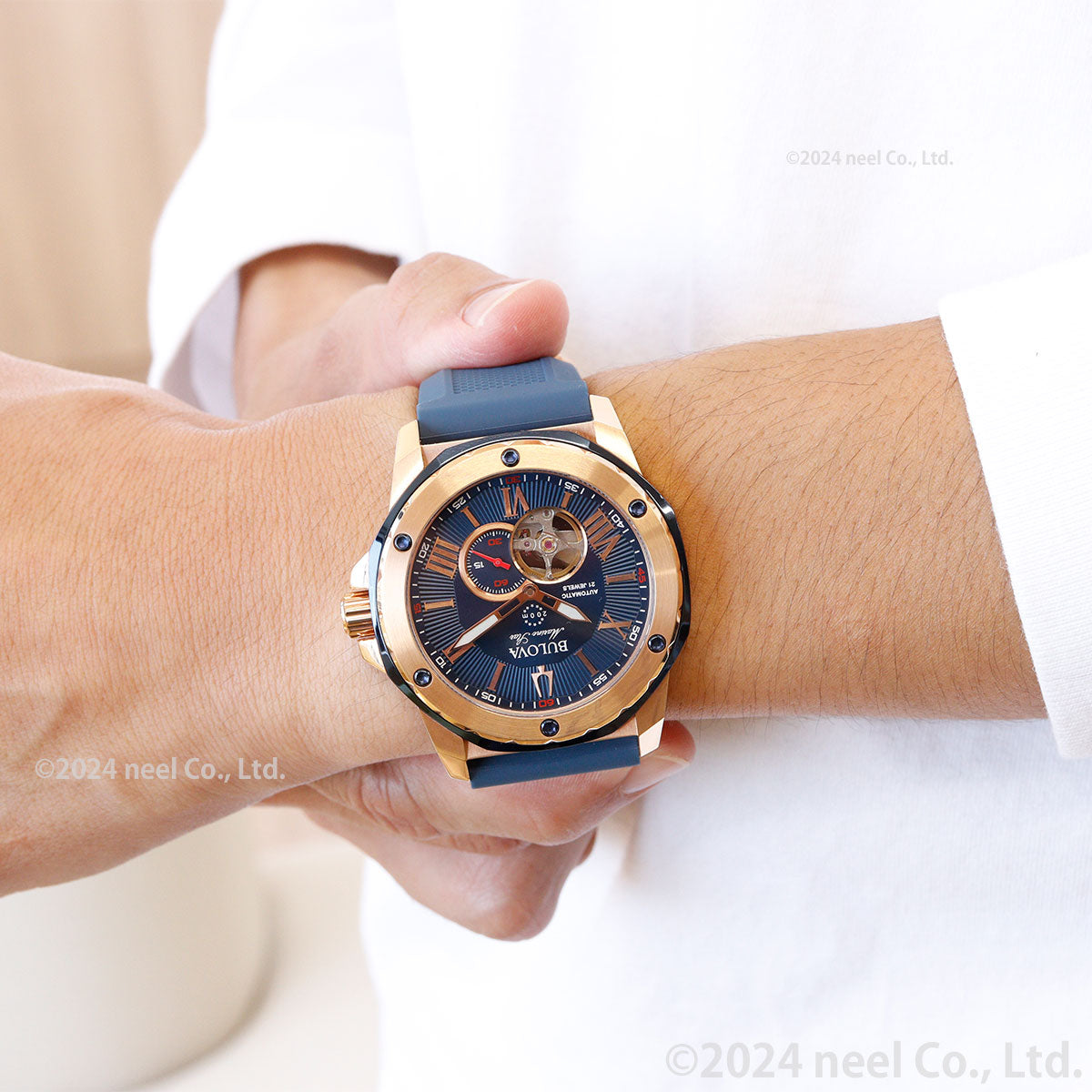 ブローバ BULOVA 腕時計 メンズ 自動巻き メカニカル マリンスター Marine Star 98A227 – neel selectshop