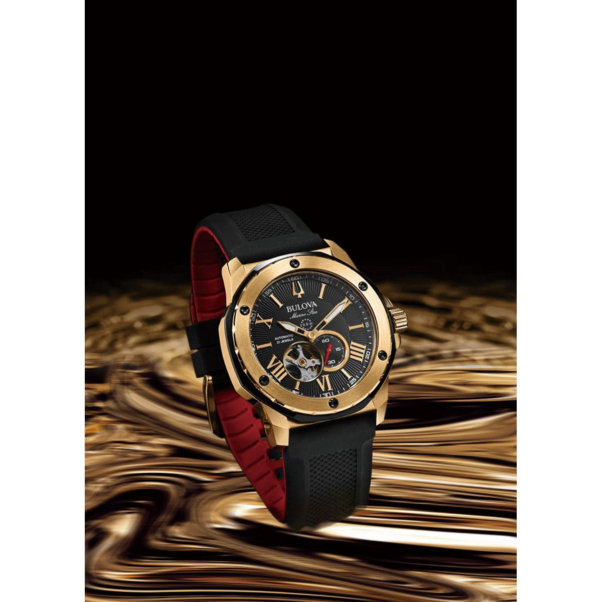 ブローバ BULOVA 腕時計 メンズ 自動巻き マリンスター Marine Star 98A272