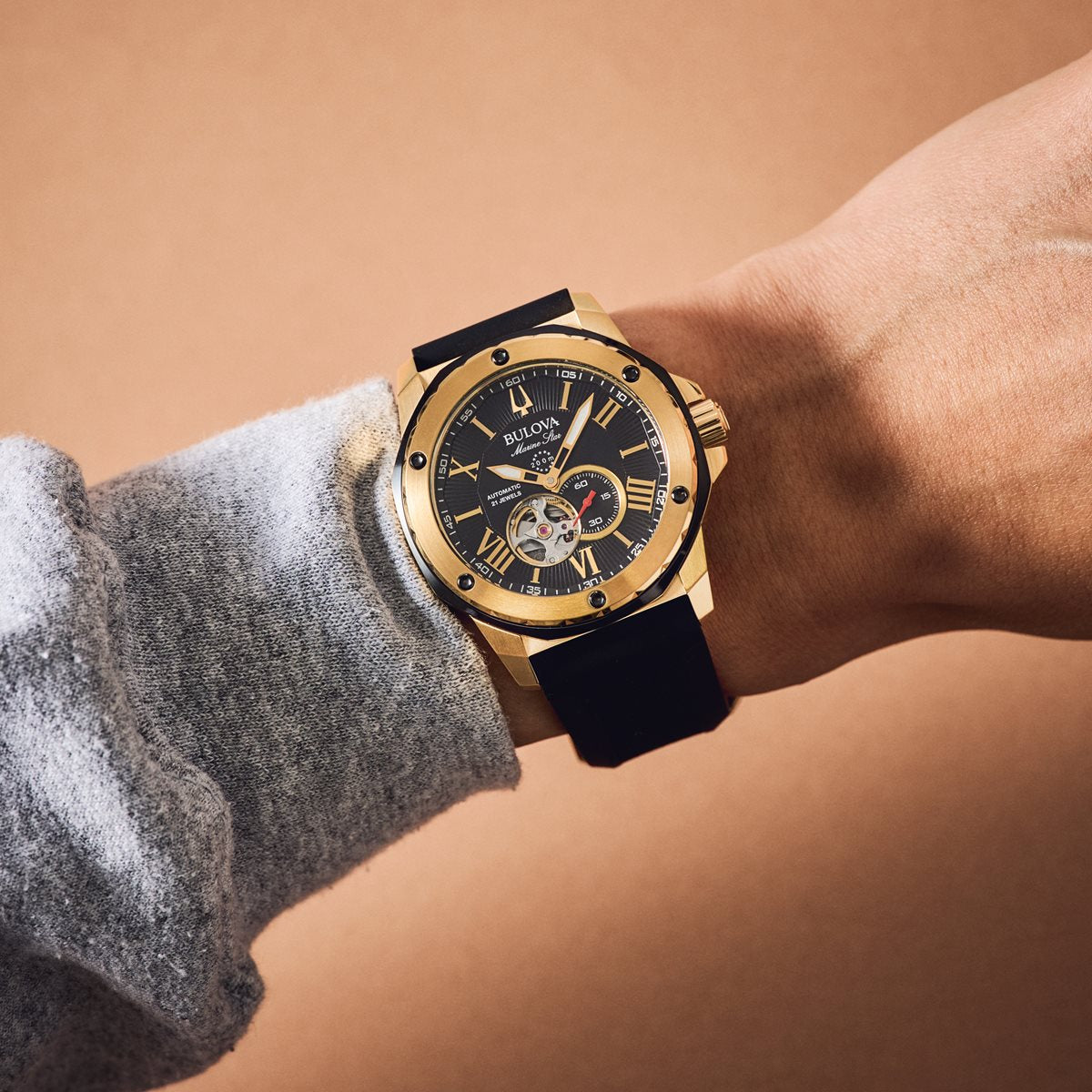 ブローバ BULOVA 腕時計 メンズ 自動巻き マリンスター Marine Star 98A272