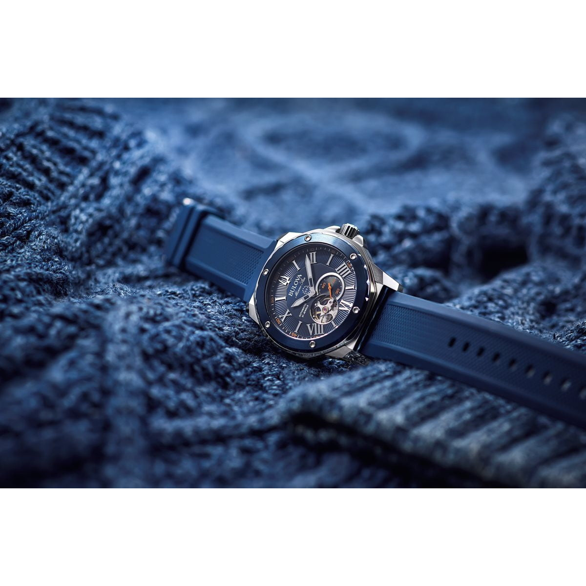 ブローバ BULOVA 腕時計 メンズ 自動巻き メカニカル マリンスター Marine Star 98A303【60回分割手数料無料！】