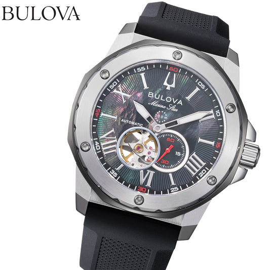 ブローバ BULOVA 腕時計 メンズ 自動巻き メカニカル マリンスター Marine Star 150周年記念 日本限定モデル 98A332【60回分割手数料無料！】