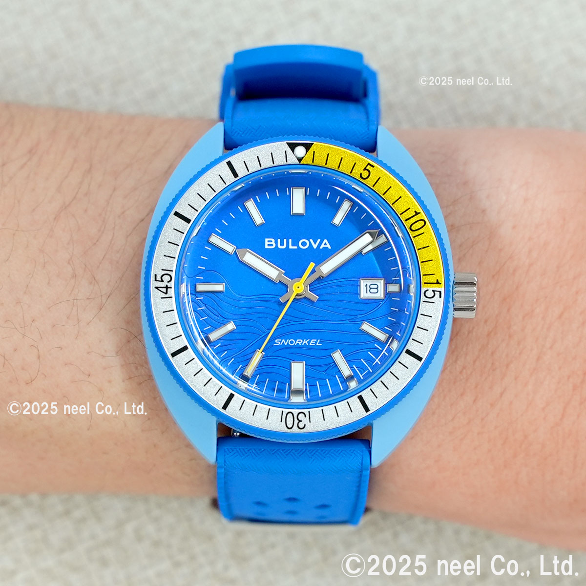ブローバ BULOVA 腕時計 メンズ アーカイブスシリーズ スノーケル Archives Series Snorkel 98B445 デビルダイバー ブルー ナンヨウハギ【2026 新作】