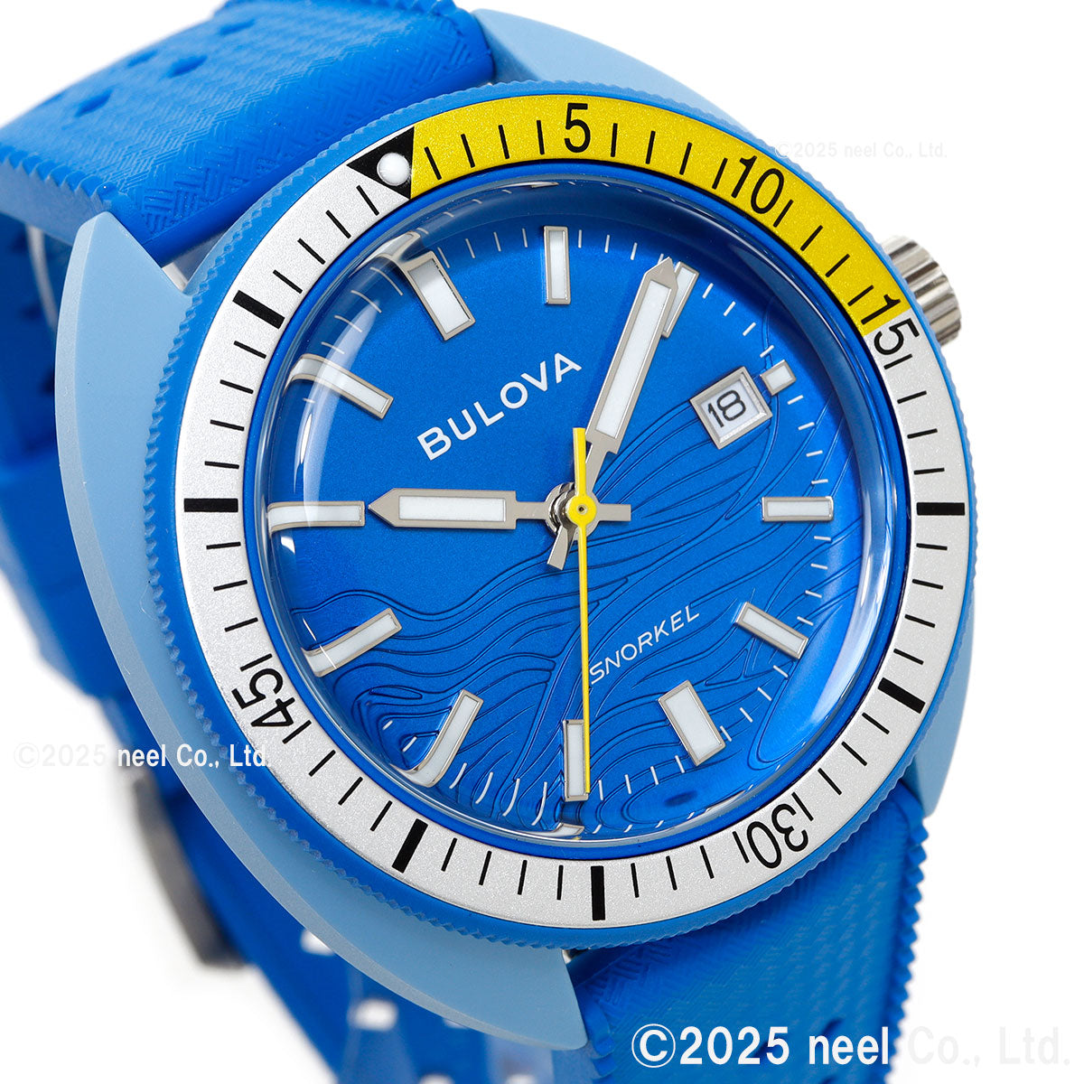 ブローバ BULOVA 腕時計 メンズ アーカイブスシリーズ スノーケル Archives Series Snorkel 98B445 デビルダイバー ブルー ナンヨウハギ【2026 新作】