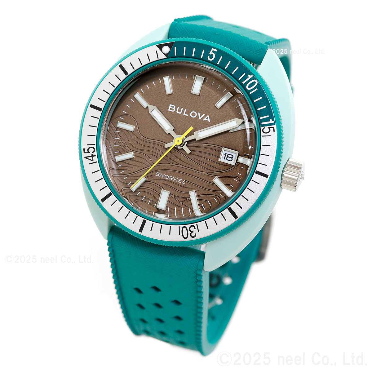 ブローバ BULOVA 腕時計 メンズ アーカイブスシリーズ スノーケル Archives Series Snorkel 98B446 デビルダイバー グリーン ウミガメ【2026 新作】