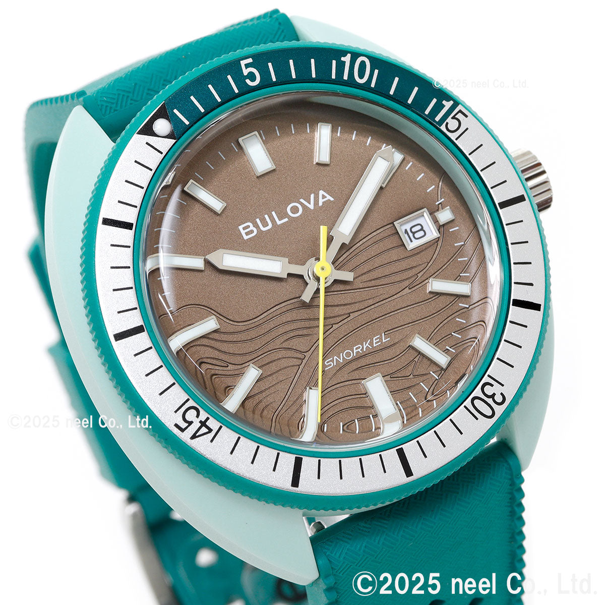 ブローバ BULOVA 腕時計 メンズ アーカイブスシリーズ スノーケル Archives Series Snorkel 98B446 デビルダイバー グリーン ウミガメ【2026 新作】