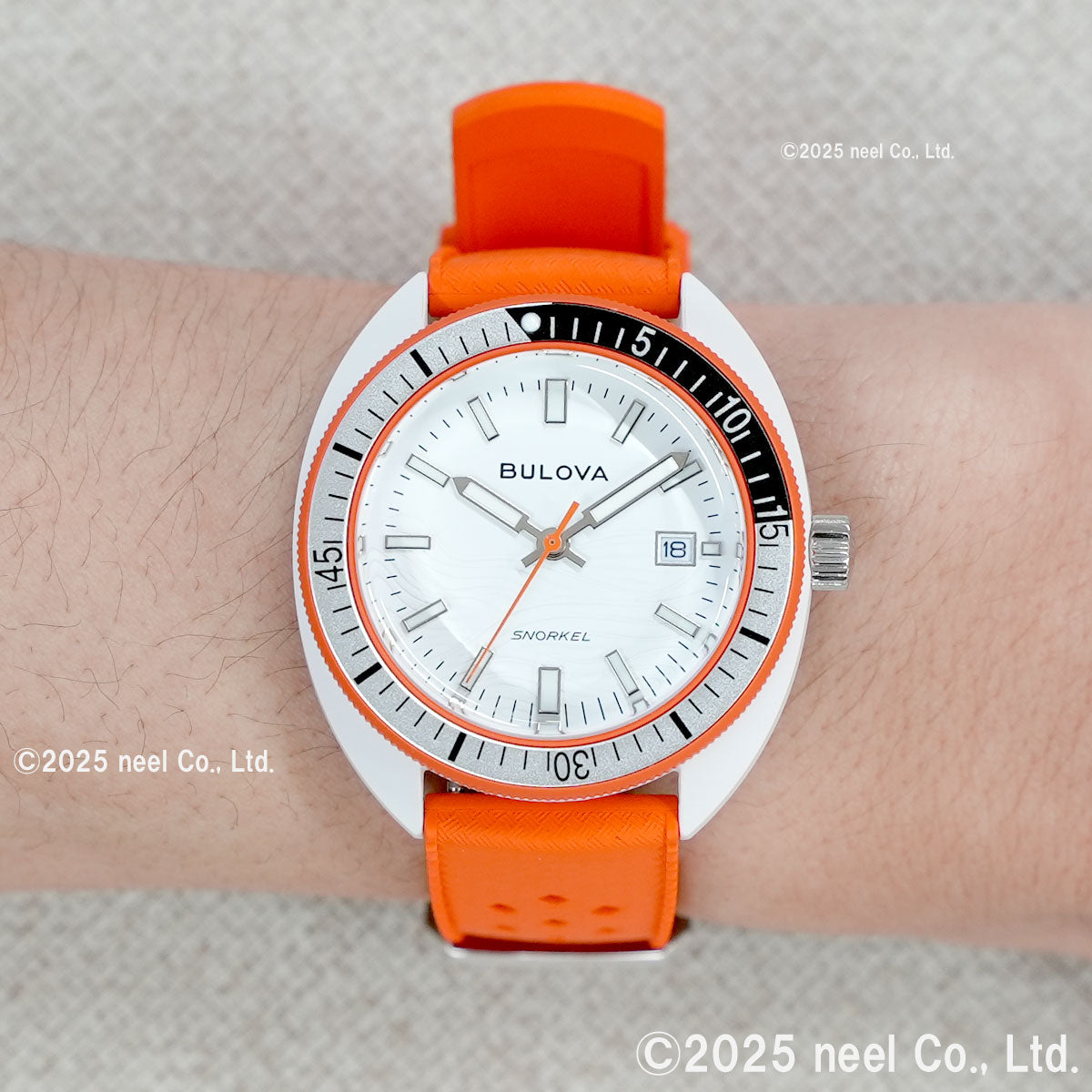 ブローバ BULOVA 腕時計 メンズ アーカイブスシリーズ スノーケル Archives Series Snorkel 98B448 デビルダイバー オレンジ カクレクマノミ【2026 新作】