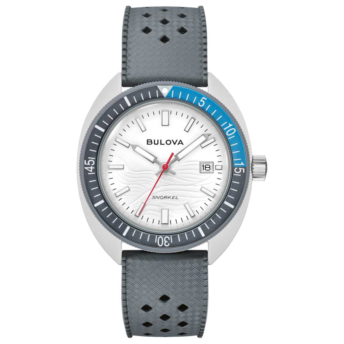 ブローバ BULOVA 腕時計 メンズ アーカイブスシリーズ スノーケル Archives Series Snorkel 98B449 デビルダイバー グレー ホワイトシャーク【2026 新作】
