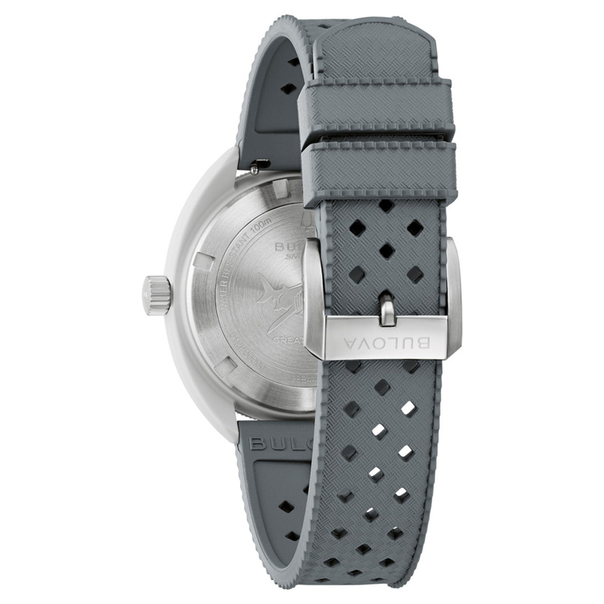 ブローバ BULOVA 腕時計 メンズ アーカイブスシリーズ スノーケル Archives Series Snorkel 98B449 デビルダイバー グレー ホワイトシャーク【2026 新作】
