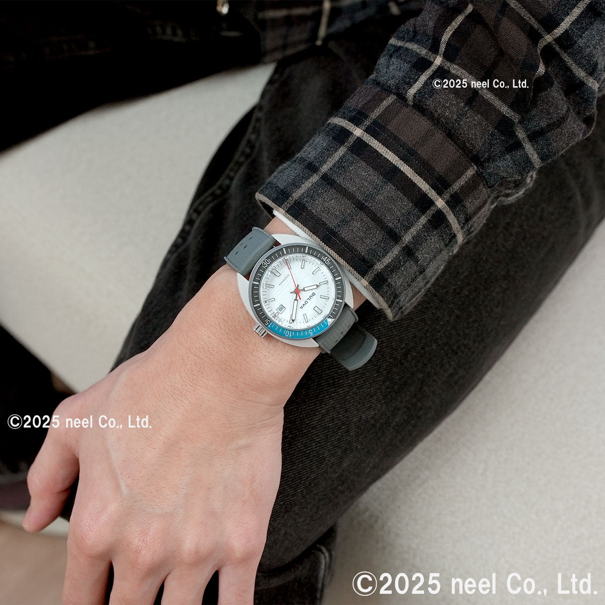 ブローバ BULOVA 腕時計 メンズ アーカイブスシリーズ スノーケル Archives Series Snorkel 98B449 デビルダイバー グレー ホワイトシャーク【2026 新作】