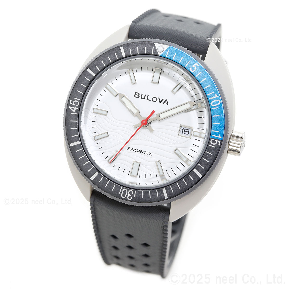 ブローバ BULOVA 腕時計 メンズ アーカイブスシリーズ スノーケル Archives Series Snorkel 98B449 デビルダイバー グレー ホワイトシャーク【2026 新作】