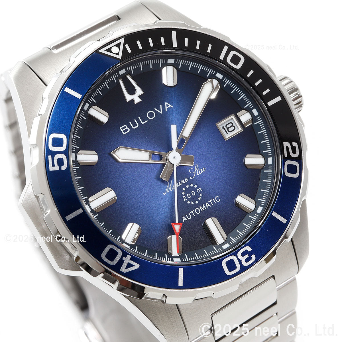 ブローバ BULOVA 腕時計 メンズ 自動巻き メカニカル マリンスター Marine Star 98B466【2026 新作】