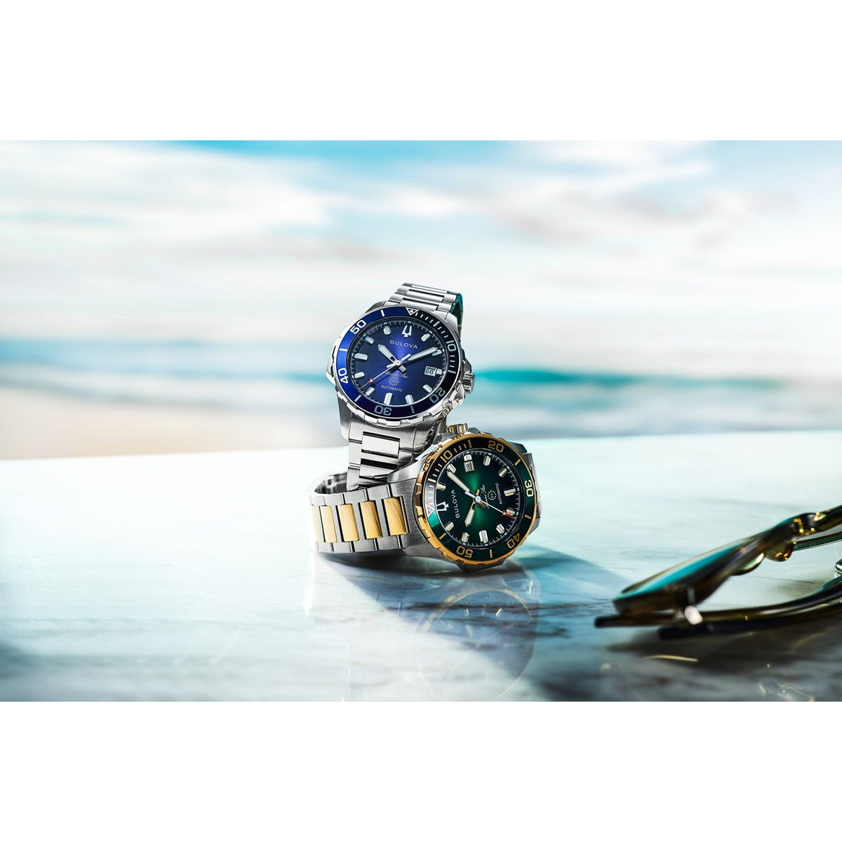 ブローバ BULOVA 腕時計 メンズ 自動巻き メカニカル マリンスター Marine Star 98B467【2026 新作】
