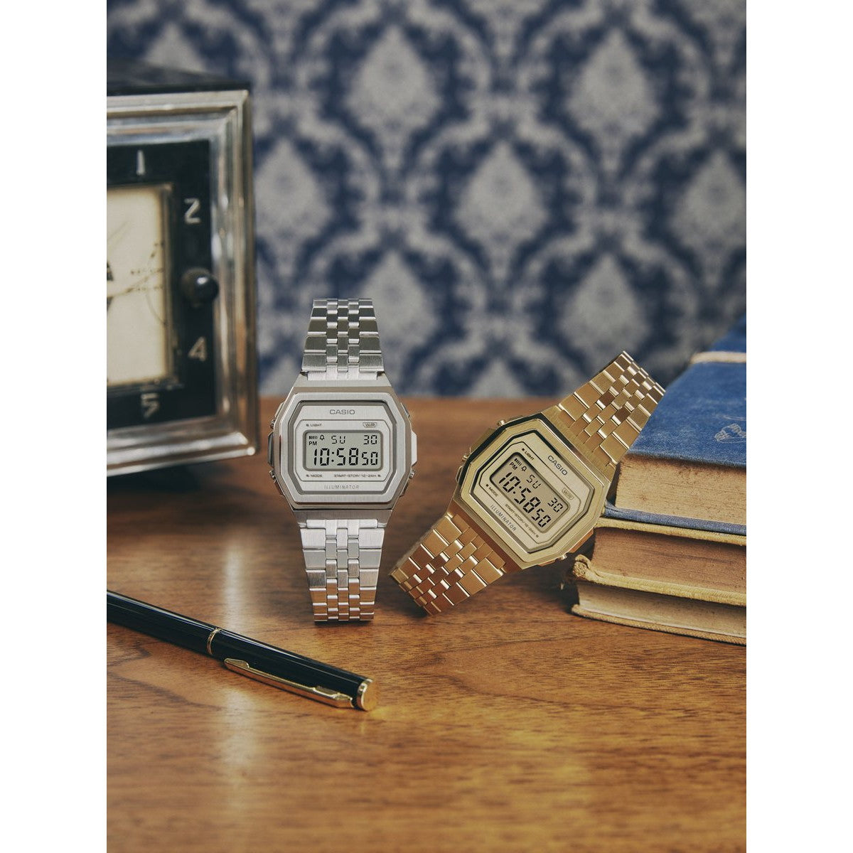 カシオ クラシック CASIO CLASSIC デジタル 限定モデル 腕時計 A1000A-7JF PREMIUMシリーズ フルメタル シルバー【2025 新作】