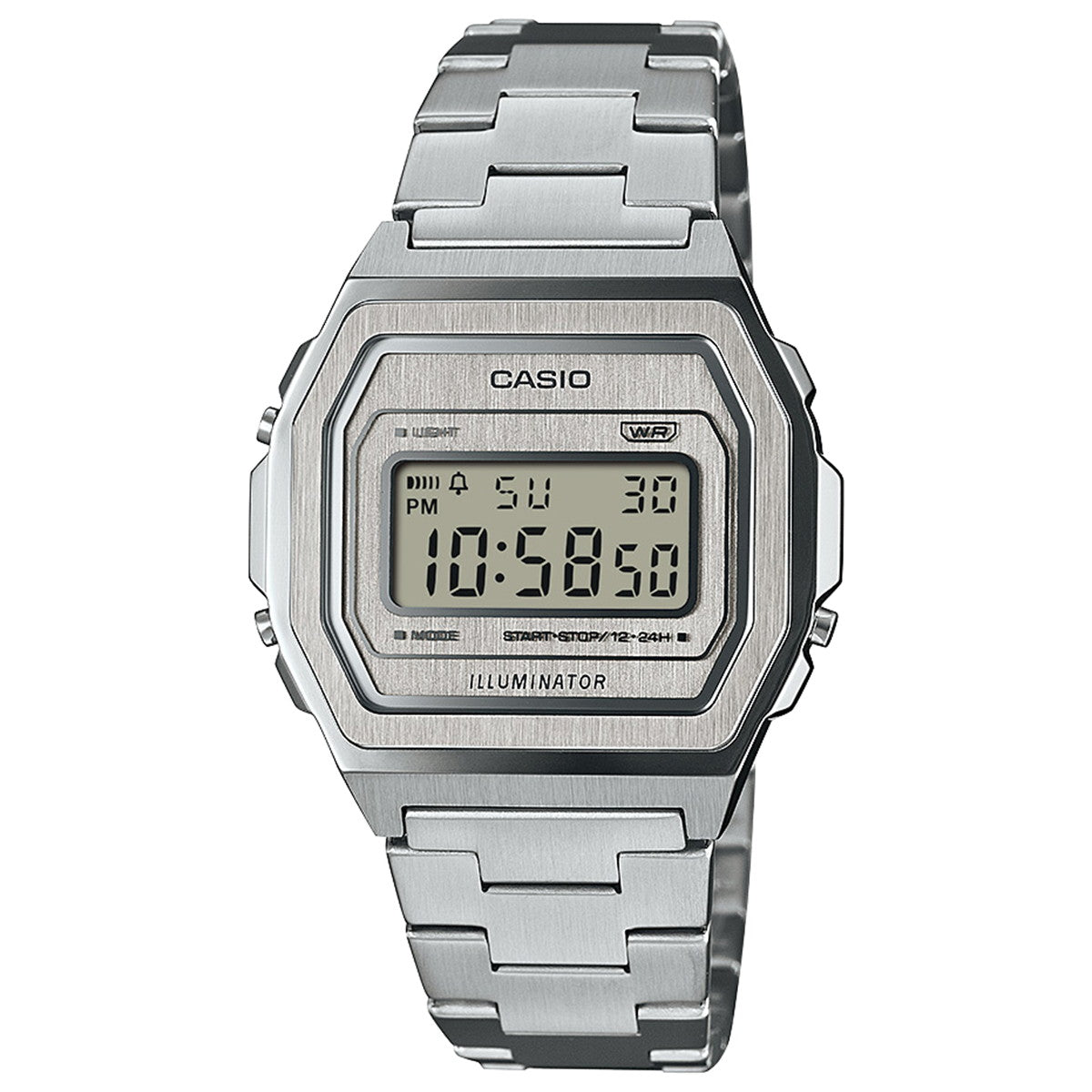 カシオ クラシック CASIO CLASSIC デジタル 限定モデル 腕時計 A1000DN-7JR PREMIUMシリーズ フルメタル シルバー【2024 新作】