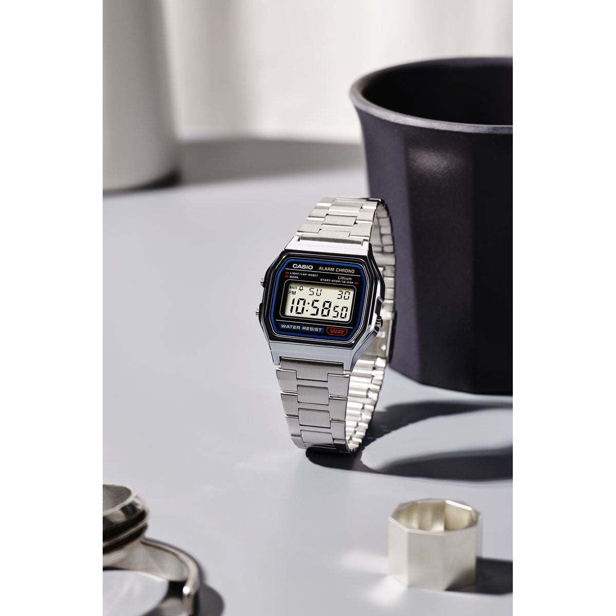 カシオ コレクション CASIO Collection STANDARD デジタル 腕時計 A158WA-1JH スタンダード
