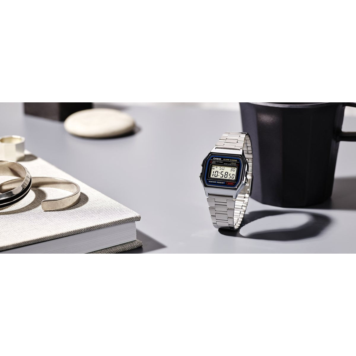 カシオ コレクション CASIO Collection STANDARD デジタル 腕時計 A158WA-1JH スタンダード
