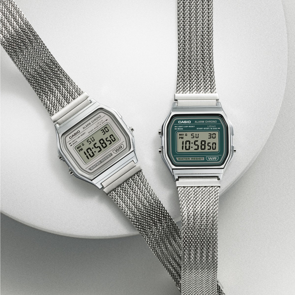 カシオ クラシック CASIO CLASSIC デジタル 限定モデル 腕時計 A158WEM-3JF ダークグリーン【2025 新作】