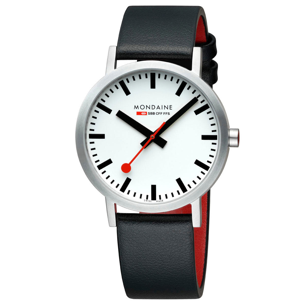 モンディーン MONDAINE 腕時計 メンズ レディース クラシック 40mm グレープビーガンレザー Classic A660.30360.16SBBV