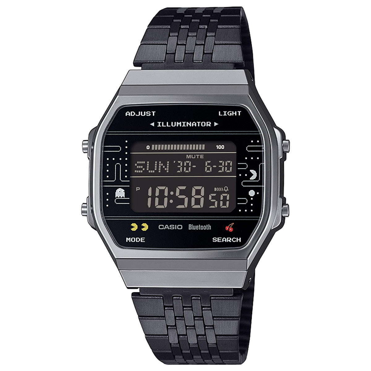 カシオ クラシック CASIO CLASSIC パックマン コラボ オンライン限定モデル デジタル 腕時計 ABL-100WEPC-1BJR PAC-MAN スマートフォンリンク【2024 新作】