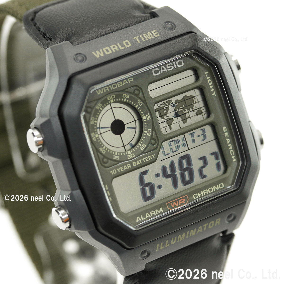 カシオ コレクション CASIO Collection デジタル 腕時計 メンズ AE-1200WHUB-3AJF