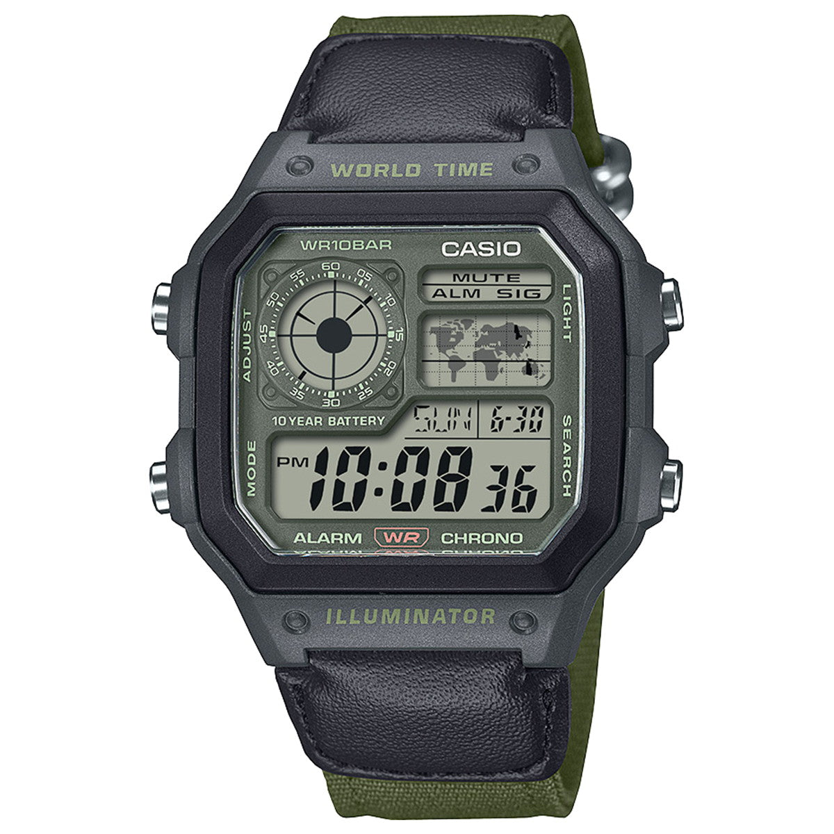 カシオ コレクション CASIO Collection デジタル 腕時計 メンズ AE-1200WHUB-3AJF