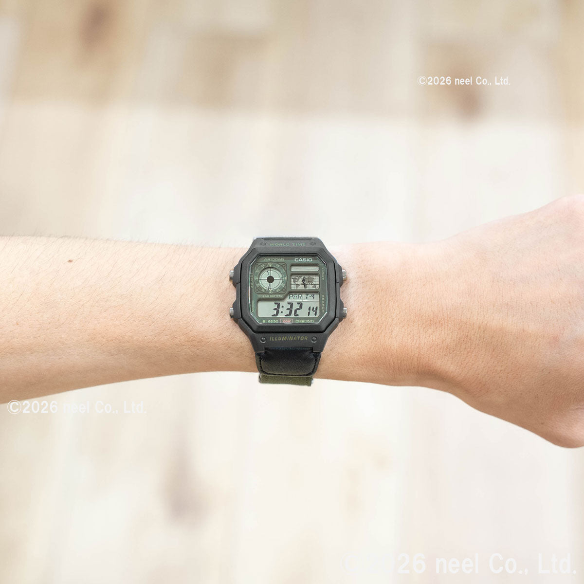 カシオ コレクション CASIO Collection デジタル 腕時計 メンズ AE-1200WHUB-3AJF