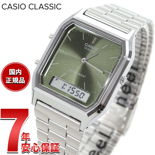 カシオ クラシック CASIO CLASSIC アナデジ 限定モデル 腕時計 メンズ レディース AQ-230A-3AMQYJF【2024 新作】