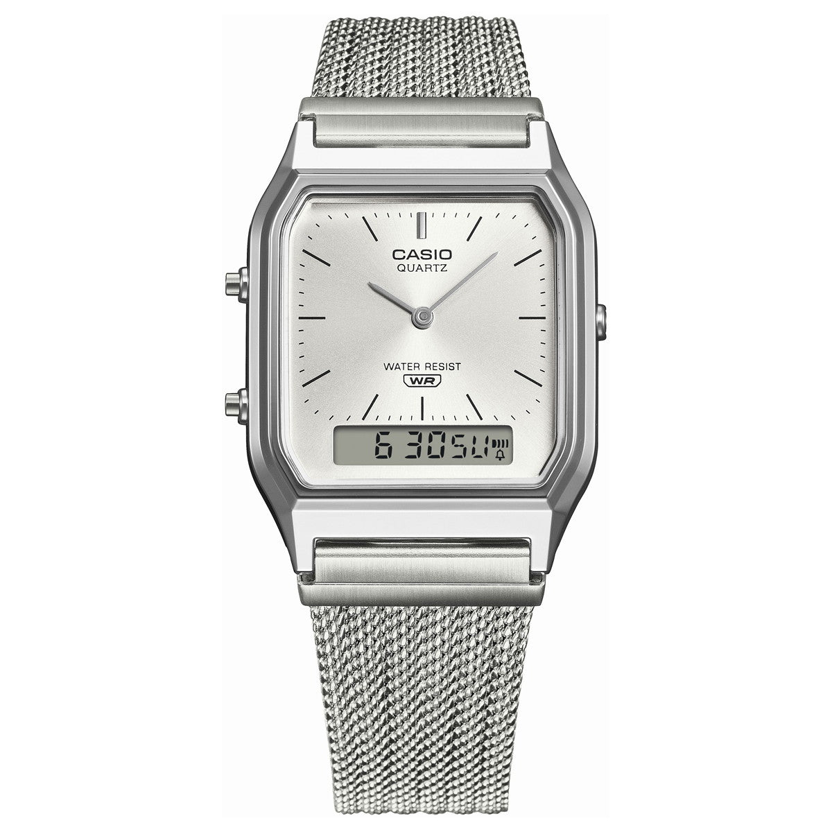 カシオ クラシック CASIO CLASSIC デジタル 限定モデル 腕時計 AQ-230EM-7AJF シルバー【2025 新作】